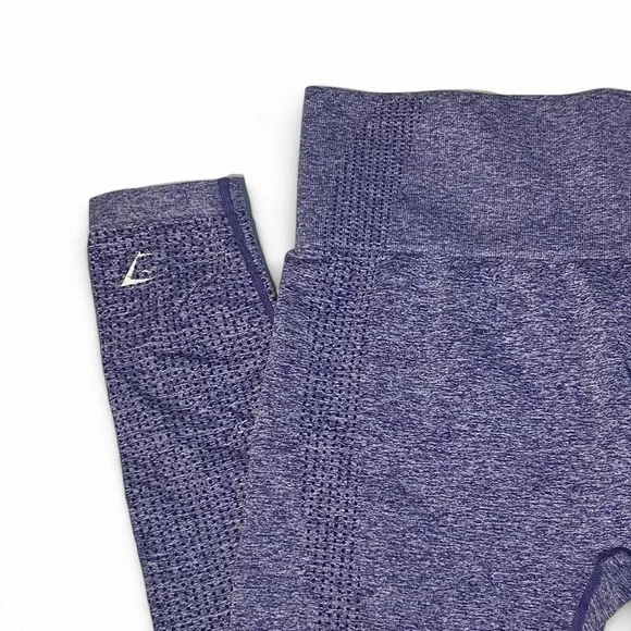 Gymshark Heathered Purple Leggings - Picture 3 of 3